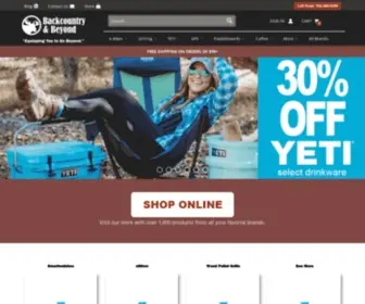 Backcountryandbeyond.com(Backcountry & Beyond) Screenshot