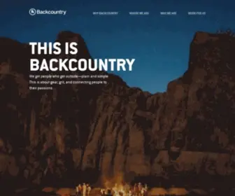 Backcountrycorp.com(This is Backcountry) Screenshot