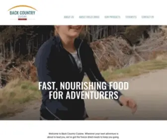 Backcountrycuisine.co.nz(Back Country Cuisine) Screenshot