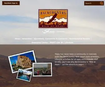 Backcountrylife.org(Backcountry Association) Screenshot