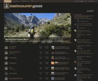 Backcountrypost.com(Backcountry Post) Screenshot