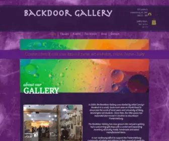 Backdoorgallery.org(Home) Screenshot