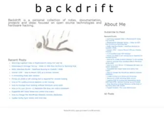 Backdrift.org(Backdrift) Screenshot