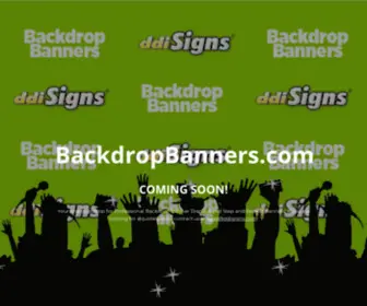 Backdropbanners.com(Backdrop Banners) Screenshot