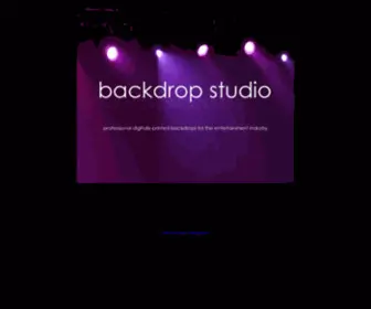 Backdropstudio.com(Backdrop Studio) Screenshot