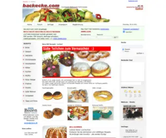 Backecke.com(Kochrezepte Backrezepte Muffinrezepte mit Rezepte Forum) Screenshot
