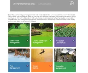 Backedbybayer.com(Bayer Environmental Science) Screenshot