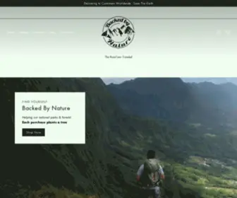 Backedbynature.org(Create an Ecommerce Website and Sell Online) Screenshot