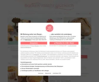 Backenmachtgluecklich.de(Backen macht glücklich) Screenshot