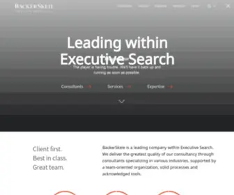 Backerskeie.com(Executive Search) Screenshot