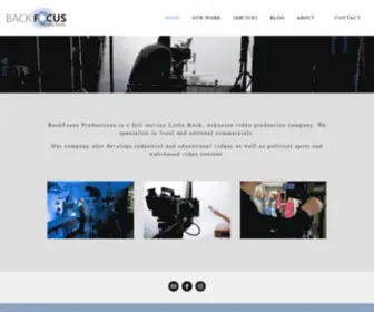 Backfocusproductions.com(Backfocus Productions) Screenshot