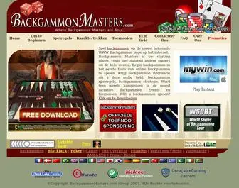 Backgammonmasters.com Screenshot