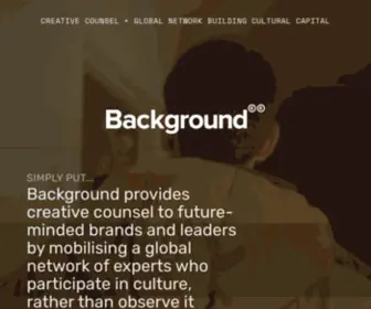 Backgroundcc.com(Background Creative Counsel) Screenshot