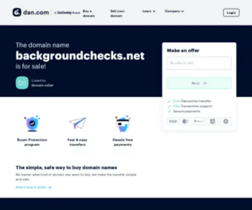 Backgroundchecks.net(backgroundchecks) Screenshot