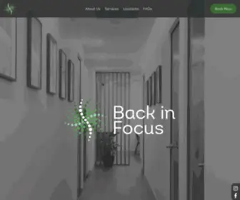 Backinfocus.com.au(Align Heal Flow) Screenshot