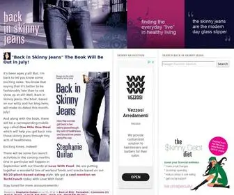 Backinskinnyjeans.com(Back in skinny jeans) Screenshot