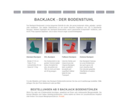 Backjack-Bodenstuhl.de(Backjack) Screenshot