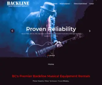 Backline.com(Concerts & Events) Screenshot