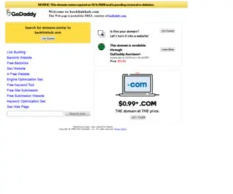 Backlinkhub.com(Backlinkhub) Screenshot