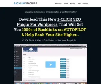 Backlinkmachine.com(WP Backlink Machine) Screenshot