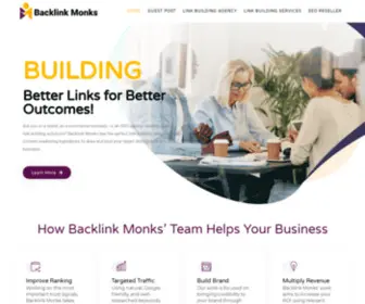 Backlinkmonks.com(Digital Marketing Agency) Screenshot