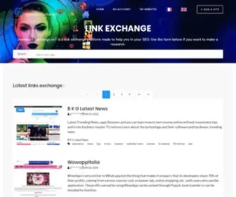 Backlinks-Exchange.net(Link exchange) Screenshot