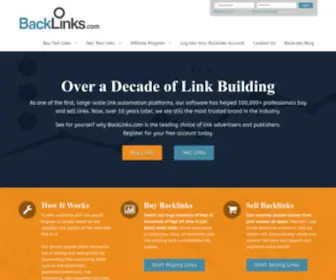 Backlinks.com(Buy backlinks) Screenshot