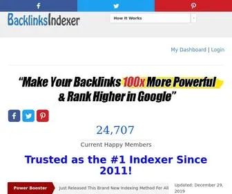Backlinksindexer.com(#1 Rated Backlink Indexing Service) Screenshot