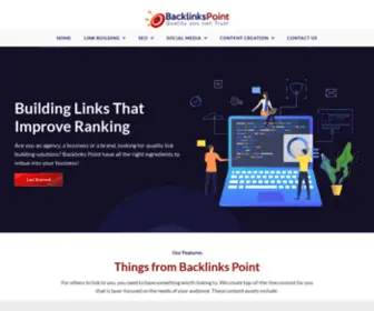 Backlinkspoint.com(Link Building Company) Screenshot