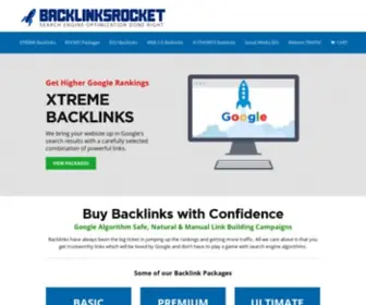Backlinksrocket.com(Buy Backlinks) Screenshot
