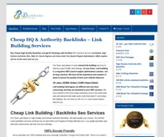 Backlinks.services(SEO Backlink Services to Improve SERPs Ranking) Screenshot