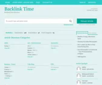 Backlinktime.com(Backlink Time) Screenshot