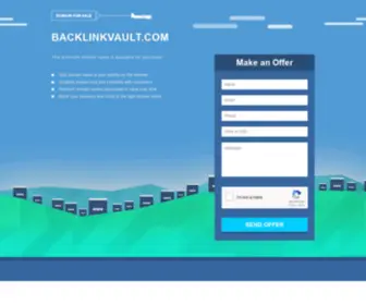 Backlinkvault.com(Backlinkvault) Screenshot