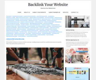 Backlinkyourwebsite.com(Backlink Your Website) Screenshot