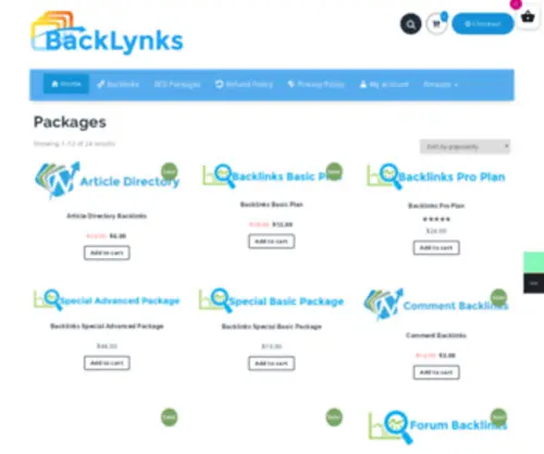 Backlynks.com(Back lynks) Screenshot