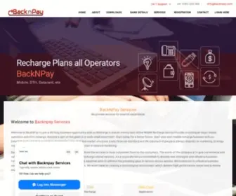 Backnpay.com(Backnpay Services) Screenshot
