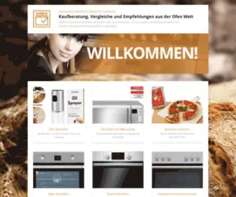 Backofentester.de(Backofen Test) Screenshot