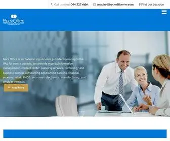 Backofficeme.com(Best Outsourcing Companies in Dubai UAE) Screenshot