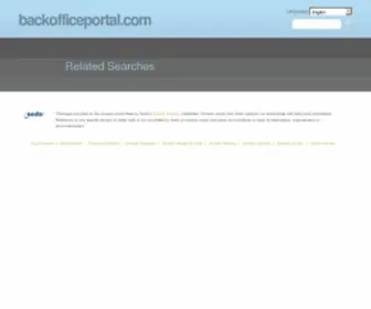 Backofficeportal.com(Backofficeportal) Screenshot