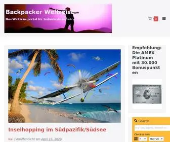 Backpacker-Weltreise.de(Web-Portal für Individualreisende) Screenshot