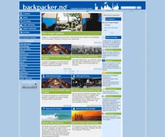 Backpacker.no(Reiseguide for norske backpackere) Screenshot