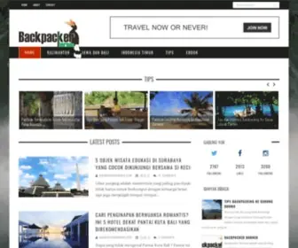 Backpackerborneo.com Screenshot