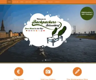 Backpackers-Duesseldorf.de(Backpackers Düsseldorf) Screenshot