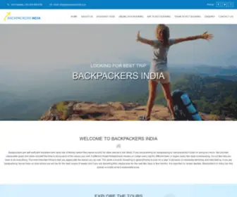 Backpackers-India.com(Find Backpackers Hostel & Hotel In Delhi With Backpackers India & Backpackers Delhi) Screenshot