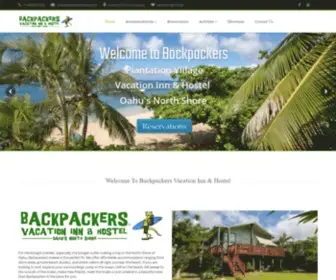 Backpackershawaii.com(Backpackers Hawaii) Screenshot