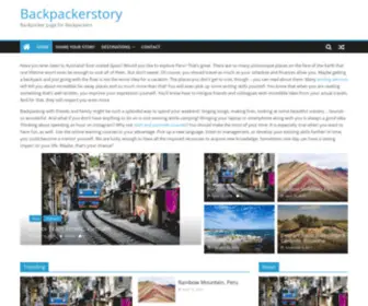 Backpackerstory.org(Welcome) Screenshot