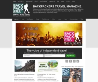 Backpackerstravelmagazine.com(The Backpackers Travel Magazine) Screenshot