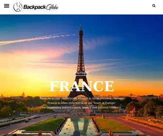 Backpackglobe.com(Backpack Globe) Screenshot