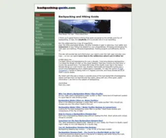 Backpacking-Guide.com(Wilderness Backpacking and Hiking) Screenshot