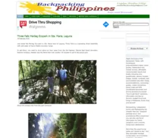 Backpackingphilippines.com(Backpacking Philippines) Screenshot